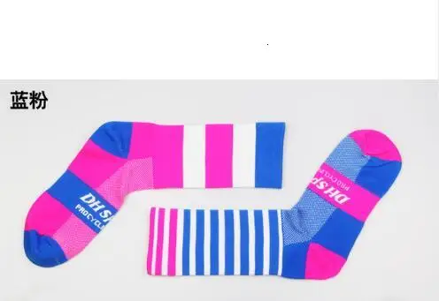 DH012colorasshown Профессиональные велосипедные носки DH Спортивные Новые защищают ноги, которые дышат влагой носки на открытом воздухе дорожный велосипед нейлон - Цвет: DH012colorasshown