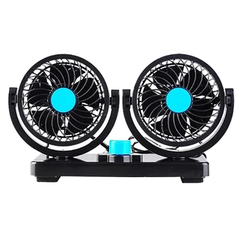 

12V Car Fan with 360 Degrees Rotatable and 2 Speed, for Vehicle Car Truck SUV RV ATV Boat