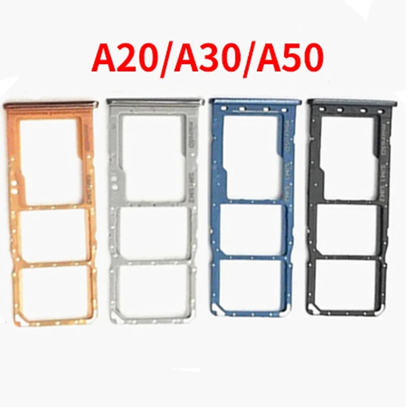 

For Samsung Galaxy A50 A505F Slot Holder Dual SD SIM Card Tray Reader Socket