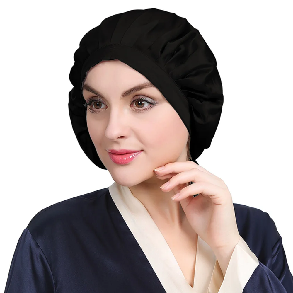 LILYSILK 100% Silk Sleep Caps Band Hats 