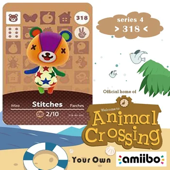 

318 Animal Crossing Amiibo Card Stitches Amiibo Card Animal Crossing Series 4 Stitches Nfc Card Work for Ns Games Dropshipping