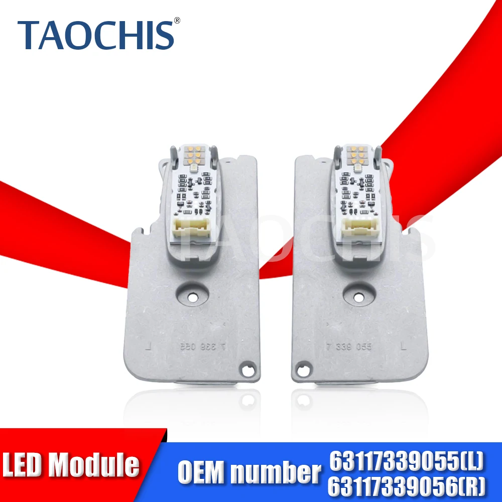 

TAOCHIS 1PC Car LED Turn Signal Light Control Module Original OEM 63117339055 63117339056 Fit for BMW 7 Series 2014-2016 F02 LCI