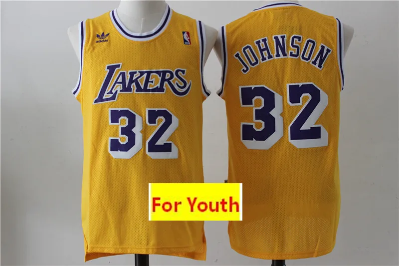 As photo Быстрая Лос-Анжелес Youth Kids Magic 32 Джонсон 24 8 Джерси - Цвет: As photo