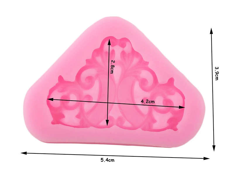 Барокко прокрутки рельеф силиконовые формы торт кайма для мастики формы украшения торта инструменты Конфеты Полимерная глина форма для шоколадной мастики
