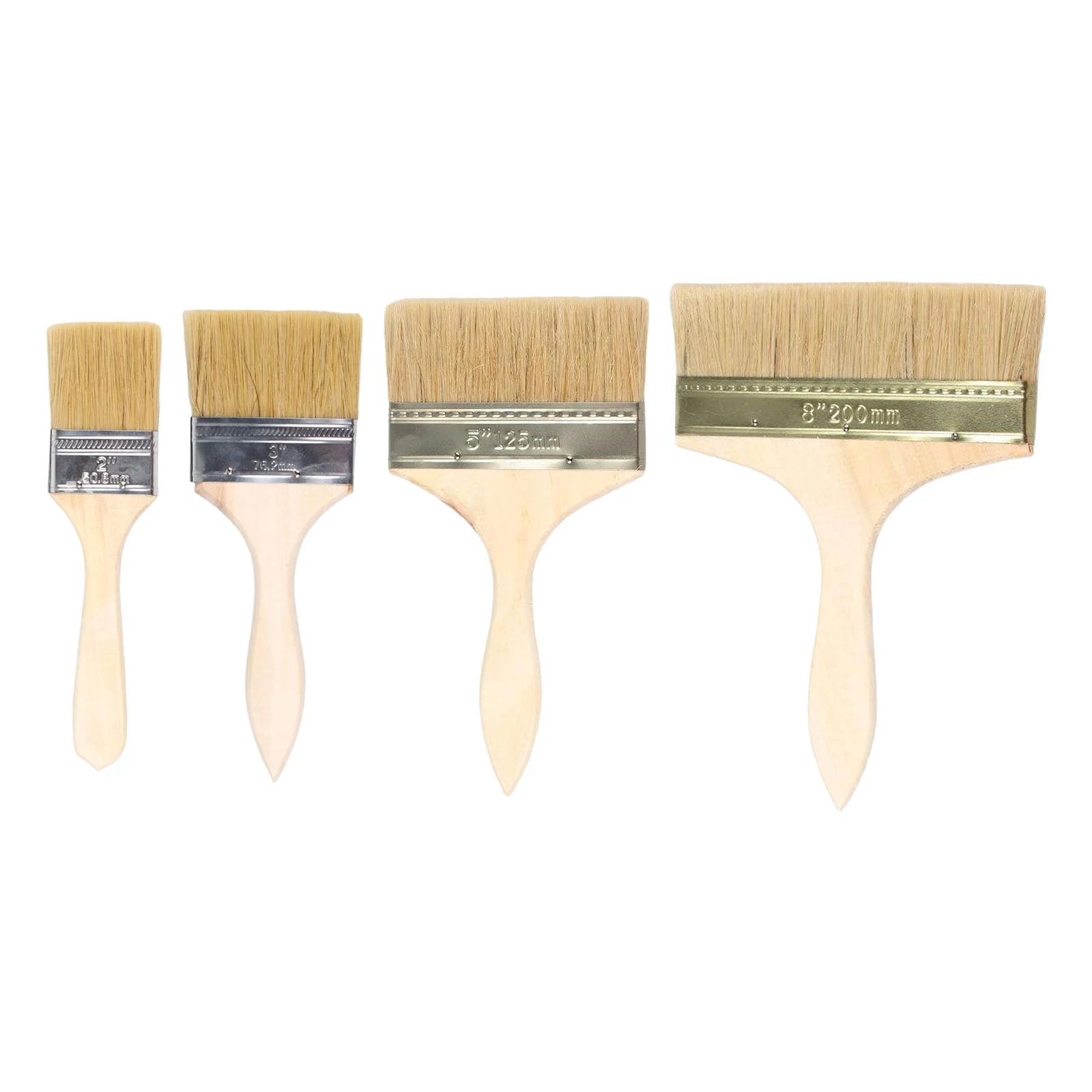 Wooden Beige Paint Brush Supplies Cabinet Painting Brushes Cleaner Furniture Paint Scraper For Walls Wood Stain Brush Tile
