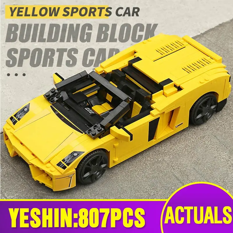 Yile 011 Technic Car Series The 8169 Gallardo LP 560 4 скоростные строительные блоки для спортивных