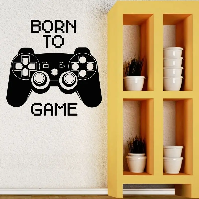 Game Handle Sticker Gamer Decal Gaming Posters Gamer Vinyl Wall Decals Parede Decor Mural Video Game Sticker