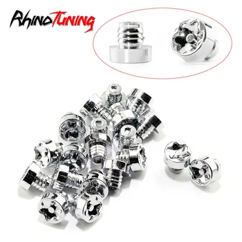

100pcs Decorative Wheel Rivets Nuts Rim Lip Studs Bolts For Car Rims