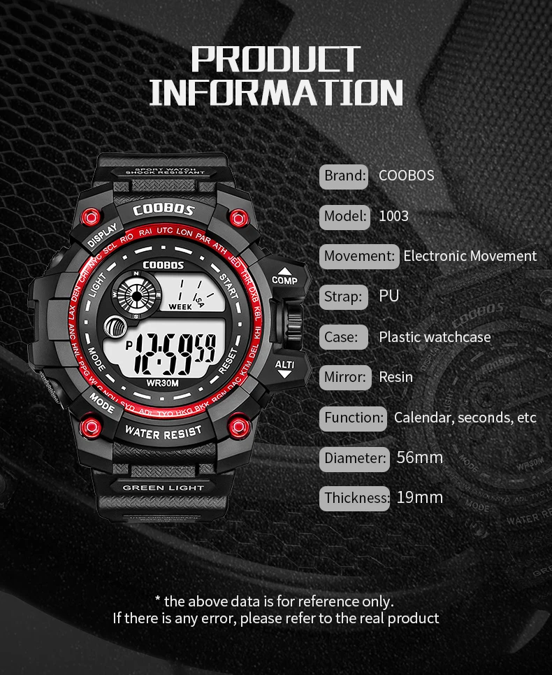 Top Sport Watches Mens 2022 Luxury Multifunction Luminous Men Digital Watch Military Waterproof Clock Gift New Reloj Para Hombre