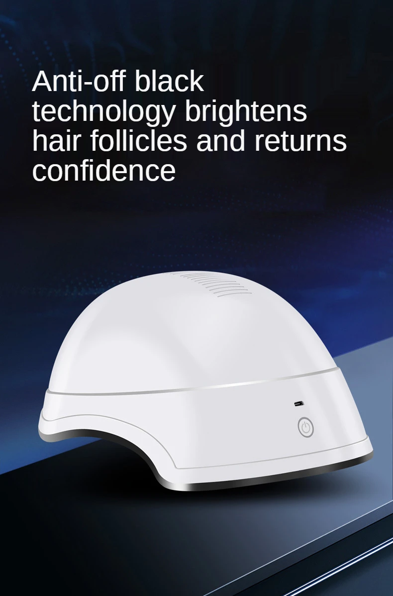 New Laser Hair Health Growth Helmet 180/81 Laser Diode Portable Charging Infrared Low Frequency Energy Hair Regeneration Treatme