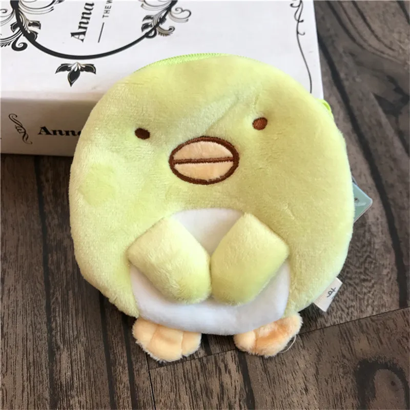 Sumikko Gurashi милый плюшевый Кошелек Мультяшные набивные куклы, игрушки для детей Детский подарок Хранение Кошелек для монет плюшевый Кошелек подвеска