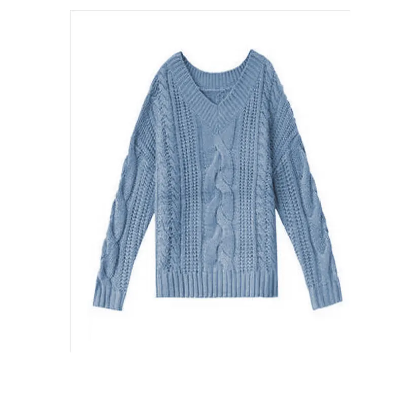 female sweater Одинаковая одежда для влюбленных, свиданий, праздников, дней Святого Валентина, мужской, женский, для парня девушки, корейский свитер для пары, синий, 2010 - Цвет: female sweater