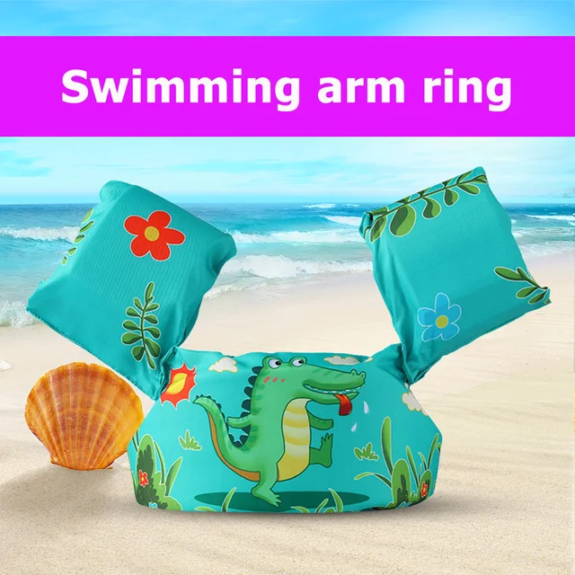Children Swimming Arm Sleeve Floating Ring Safe Life Jacket Buoyancy Vest Baby Swimming Equipment Armbands Thicken Life Vest 6