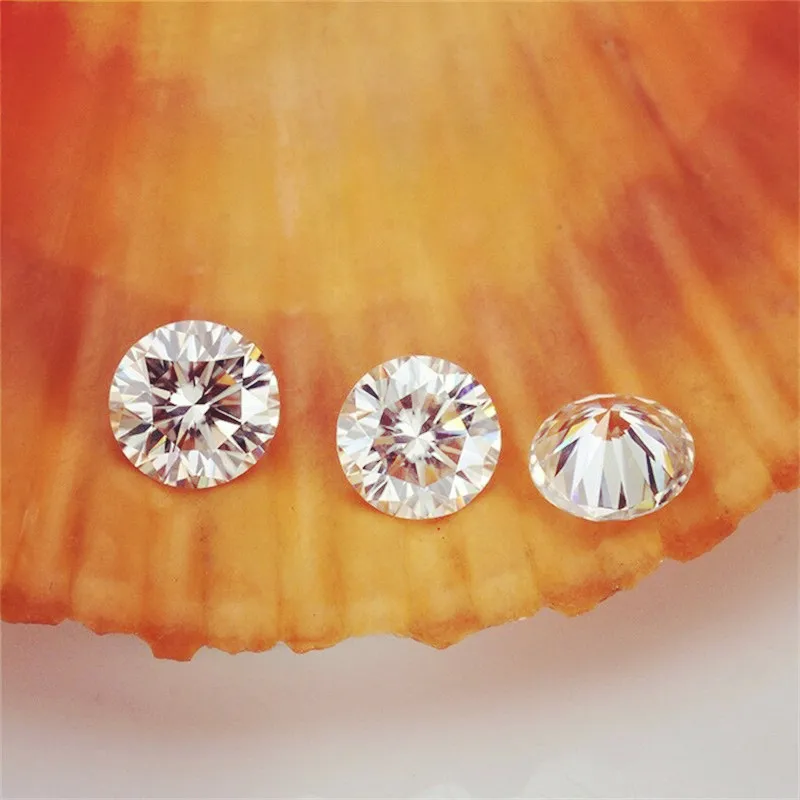 Тестер положительный включая сертификацию цена 0.8ct 6 мм EF цвет драгоценный камень VVS 3Ex огранки круглые свободные Муассанит для кольца
