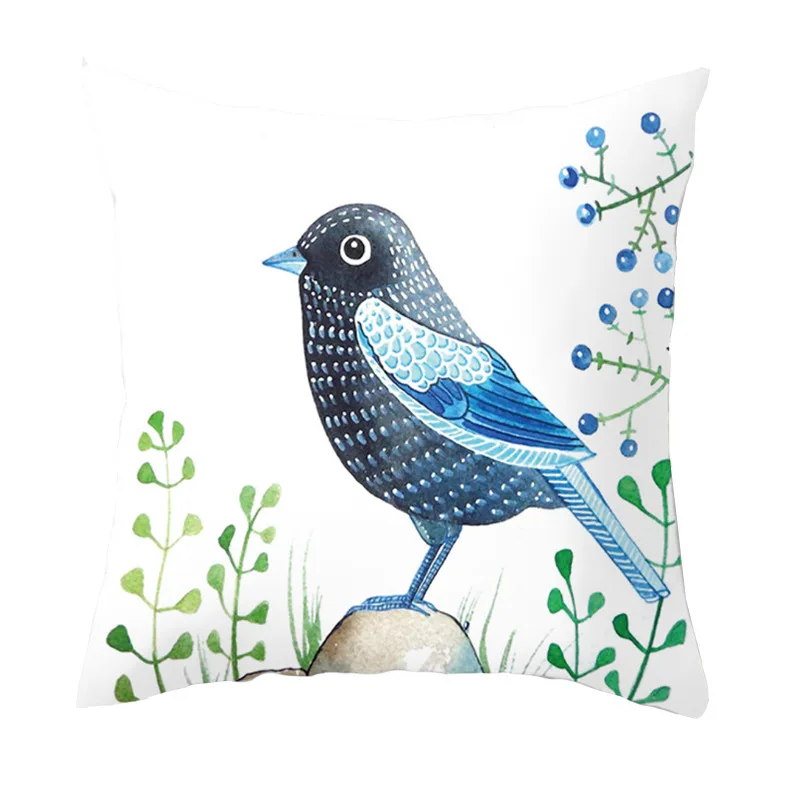 

Pillowcase, Throstle Floral Print Household Pillowcase Cushion Covers Square Pillow Accessories