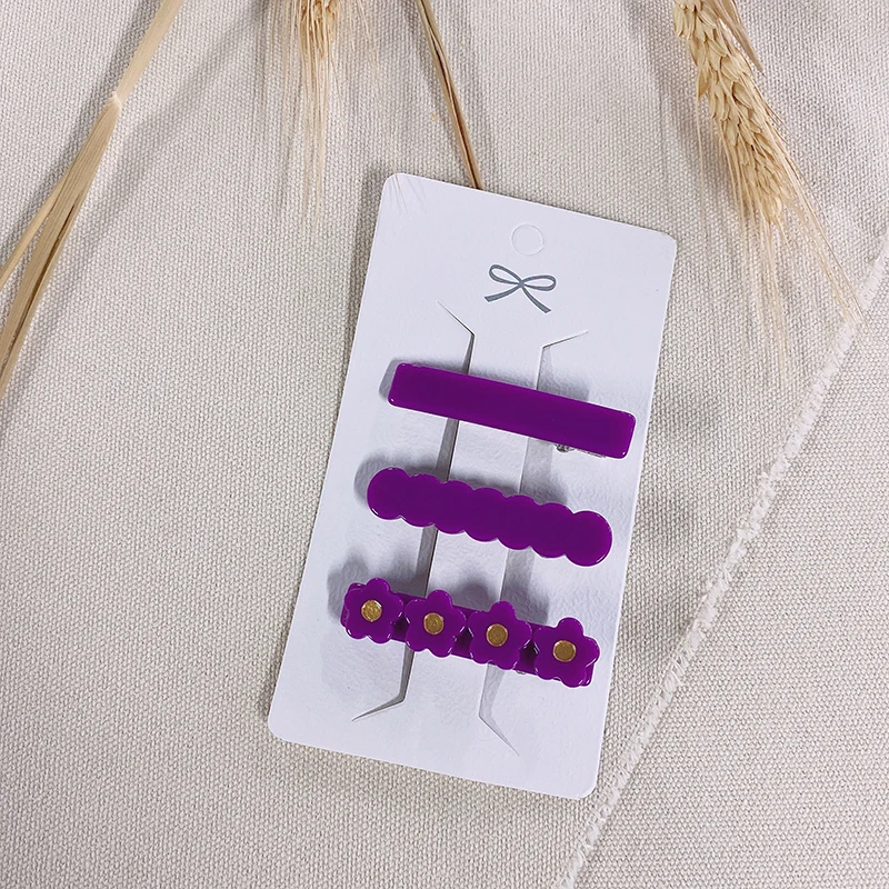 

Korean Academy style sweet and lovely four color hairpin multiple styles flower rabbit barrettes accessories