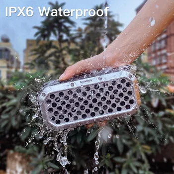 

Portable Bluetooth Speaker Built In USB Outdoor Travel Hook Sound IPX6 Waterproof Wireless Loudspeaker