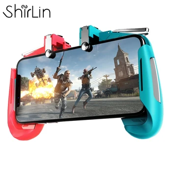 

AK16 Triggers For Cell Phone Dzhostik PUBG Mobile Joystick Gamepad L1 R1 Fire Button Mobile Game Controller For IPhone Gaming