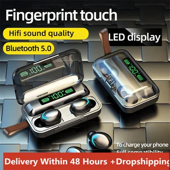 

Best Selling Tws Wireless Mini Headset Bluetooth 5.0 Sport Earphone Portable Charging Box Bluetooth-гарнитура Dropshipping