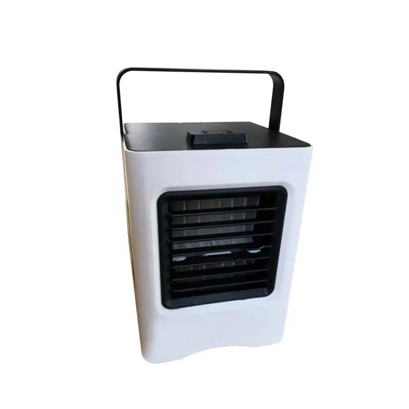 Usb зарядка кондиционер вентилятор мини-кулер портативный маленький Кондиционер время рабочего стола Кондиционер Вентилятор охлаждения#2A08 - Цвет: Черный