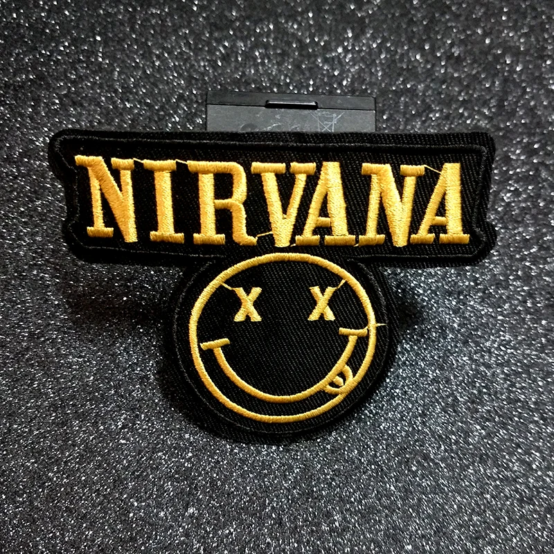

Rock Band Patch Embroidered Patches for Clothing Letter Patch Iron On Patches Metal Bands Badges Parches Bordados Para La Ropa F
