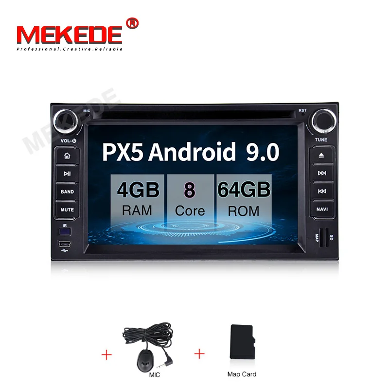 octa cores model PX5 android 9,0 4 Гб+ 64 ГБ Автомобильный мультимедийный плеер навигация gps DVD для kia Cerato Spectra Sorento Picanto Carnival LOTZE wifi BT - Цвет: octa cores model
