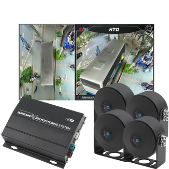 

Carsanbo Recording 3D View 360 Degree DVR Bird View Panorama System HD 360 Degree Surround View Camera System for Bus, Truck