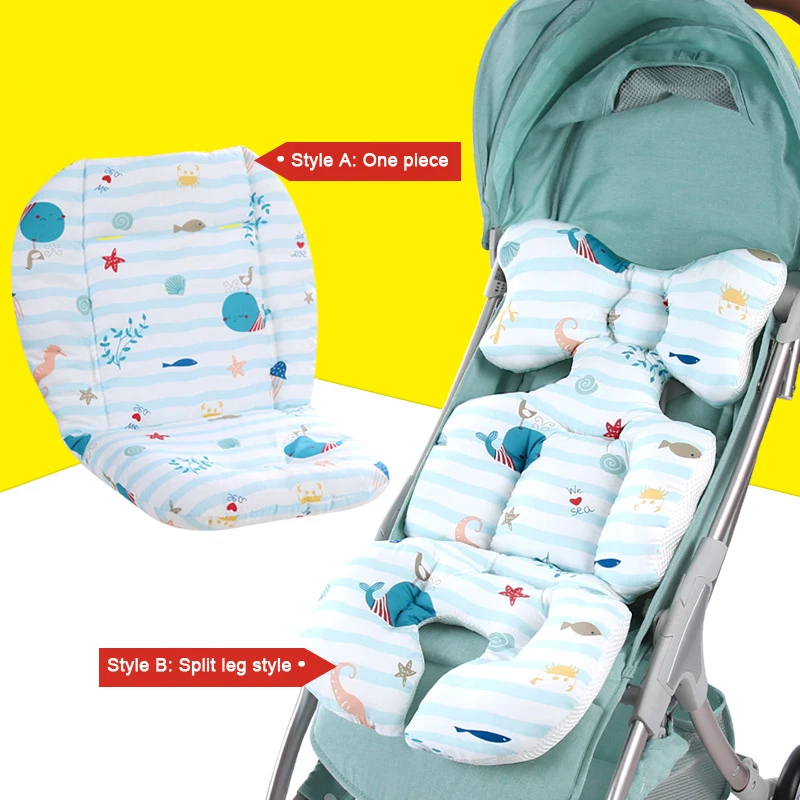 Cojín para silla de bebé, protector grueso y cálido para asiento de coche, colchones de algodón para dormir, almohada para cochecito, accesorio para cochecito infantil