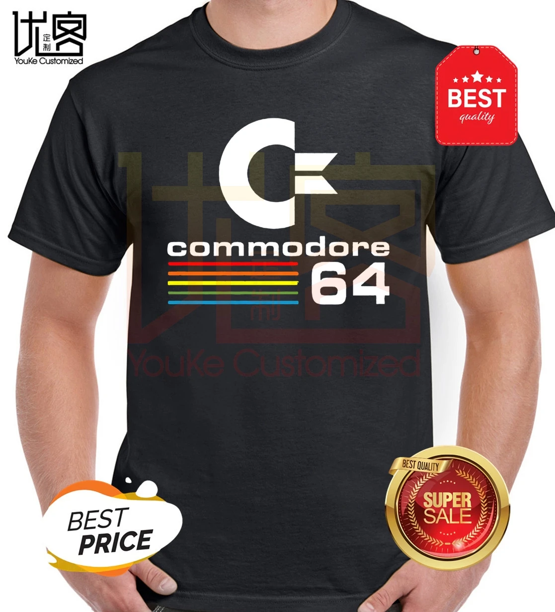 2020 летние Commodore 64 Футболки C64 SID Amiga Ретро 8-bit ультра классный дизайн винил футболка
