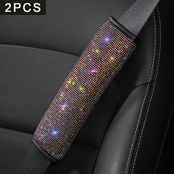 

Bling Car Steering Wheel Cover Universal Rhinestone Accessories Vehicles