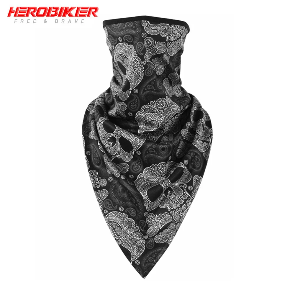 HEROBIKER, новинка, Балаклава, мотоциклетная, мото, защита для лица, дышащая маска, мотоциклетная, многофункциональная, мото, полумаска, Быстросохнущий двигатель - Цвет: color22