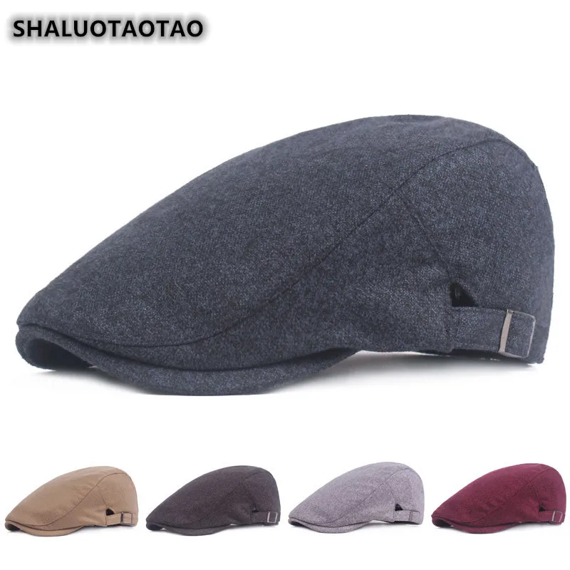 SHALUOTAOTAO трендовые осенние модные хлопковые береты для мужчин и женщин