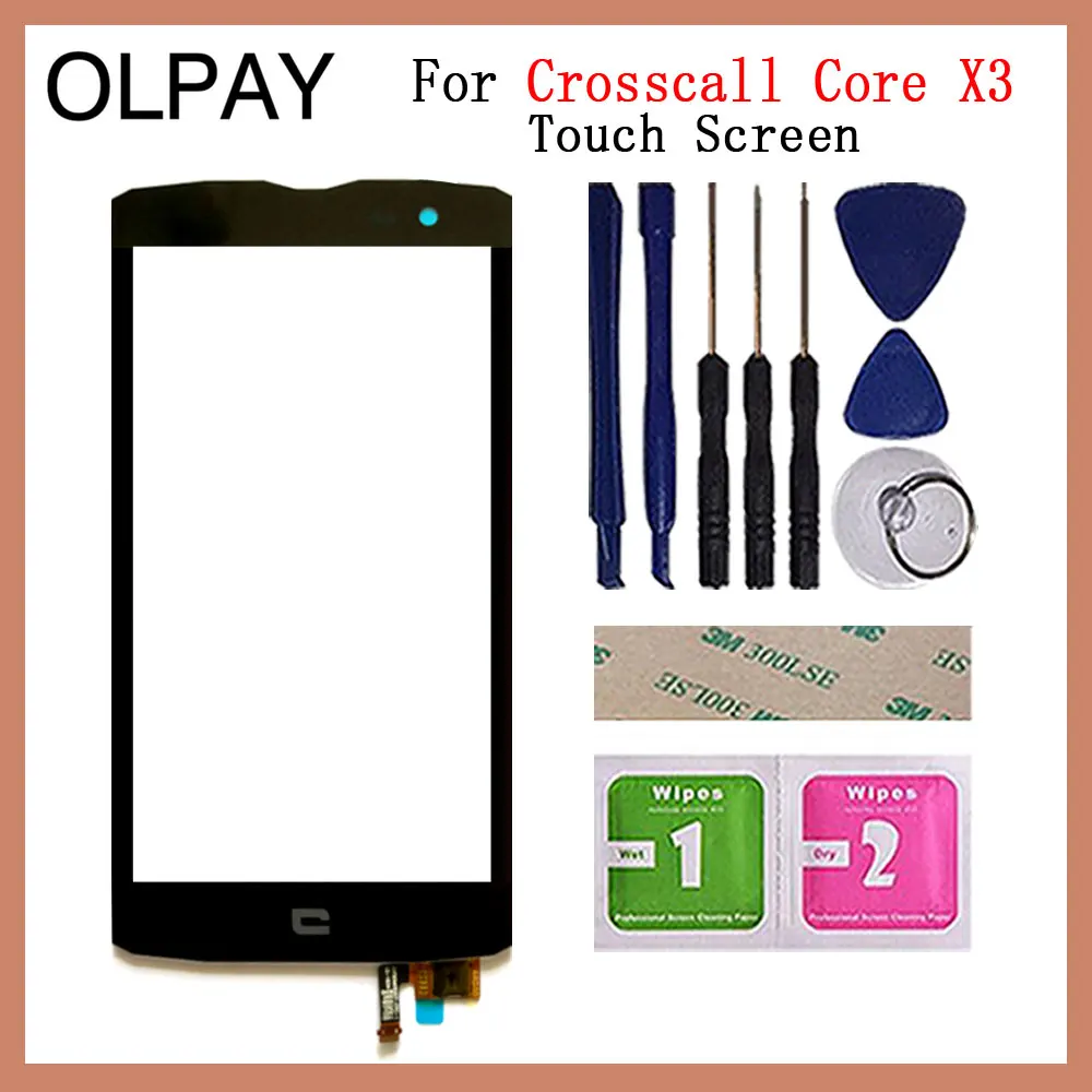 Сенсорный экран для мобильного телефона Crosscall Core X3 5,0 ''дюймовый сенсорный экран стекло дигитайзер панель объектив сенсор стекло запчасти
