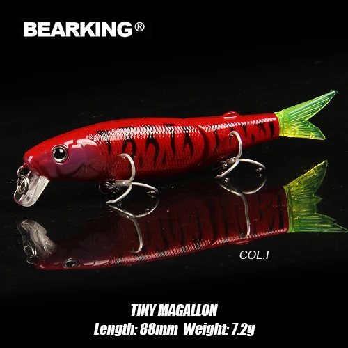 BEARKING 113 мм 16 г, 113 мм 13,7 г, 88 мм 7,2 г новые рыболовные приманки magallon family minnow crank горячая модель приманки - Цвет: Magallon-Tiny-I