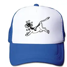 Сетчатая Кепка на заказ бейсболка Беговая корова прыжки Регулируемая Спортивная Кепка s