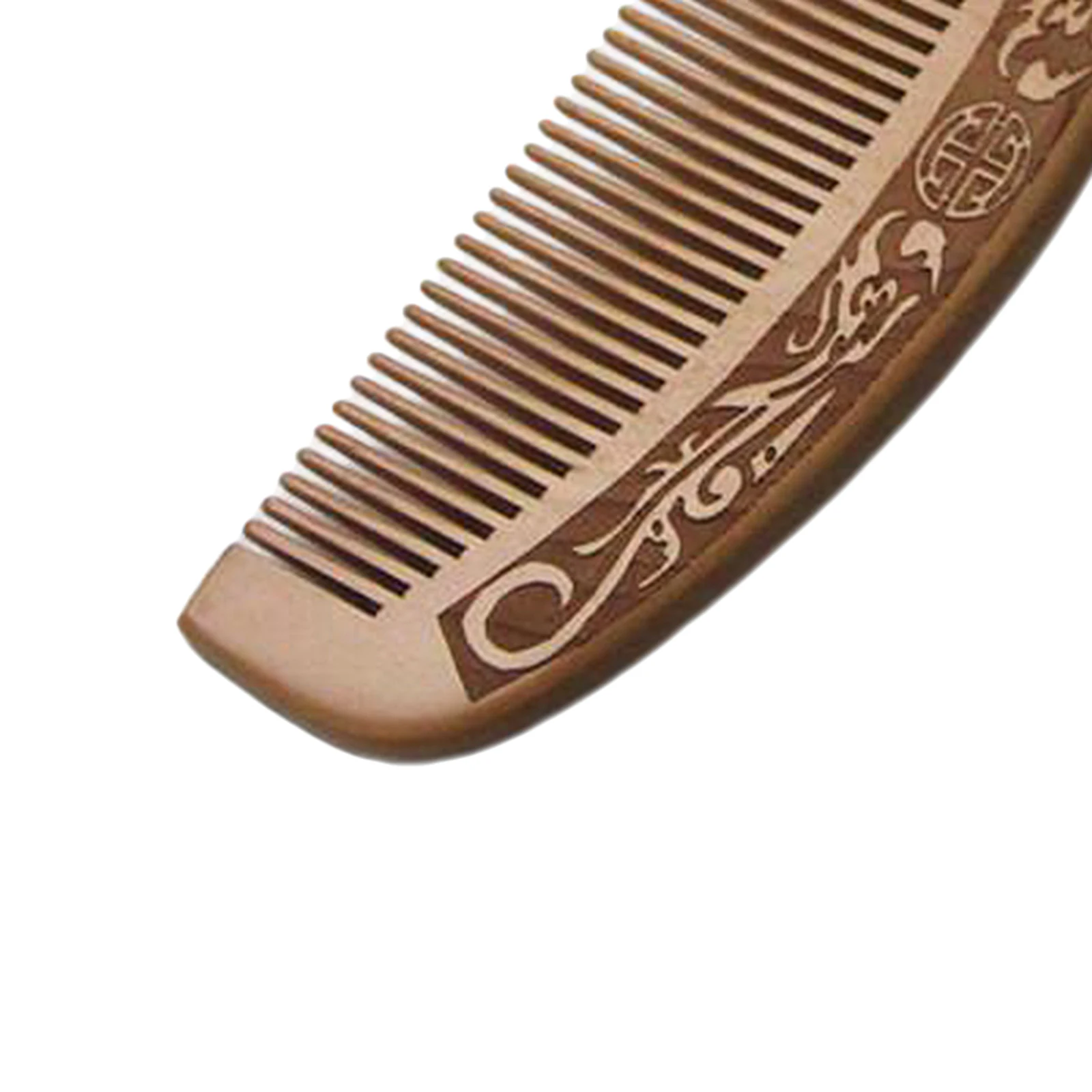 Eco Friendly Handmade Peach Wood Baby Child Kids Hair Brush Comb Healthy Massage Anti-Static Detangling Comb