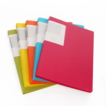 Libro di informazioni colorato creativo Cartella di file A5 Documento Inserto trasparente multistrato 60 pagine Ordinamento di forniture per ufficio scolastico