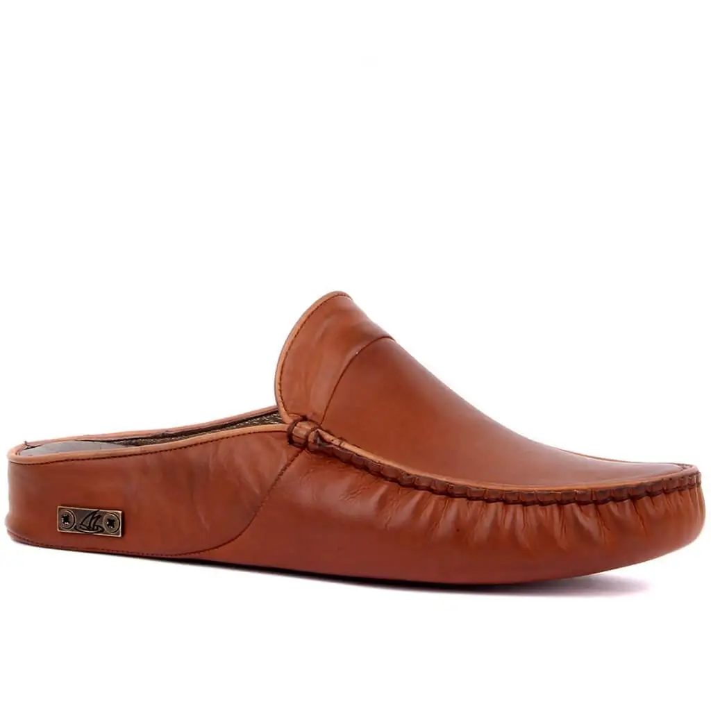 

Sail-Lakers Genuine Leather Men Home Slipper