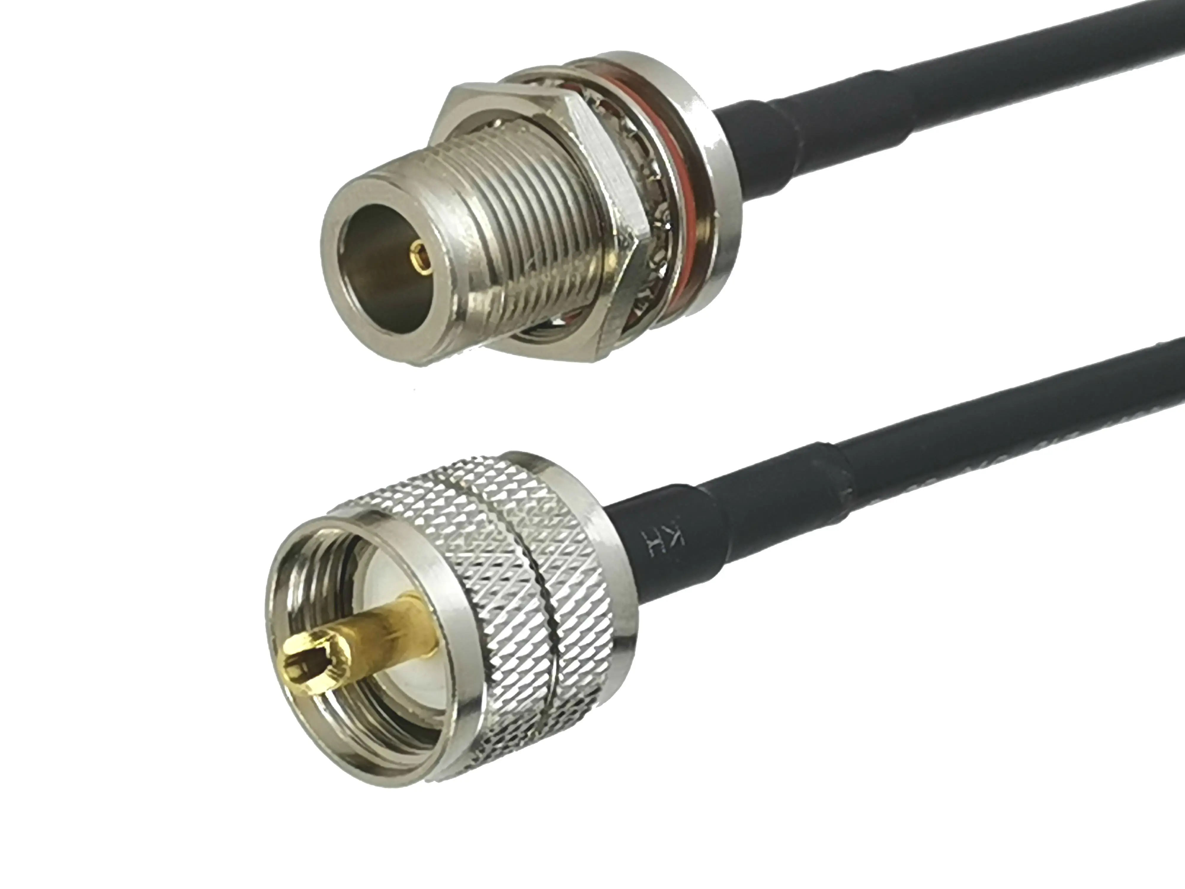 1 шт. RG58 UHF PL259 штекер к N гнездовой разъем перегородка гайка коннектор RF