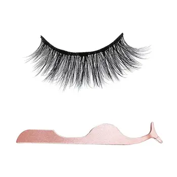 

1 Pair Magnetic Eyelashes with Magnetic Eyeliner and Tweezer Set Makeup Tool