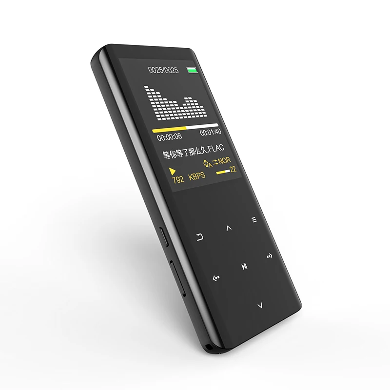 Leitor de Música com Alto-falante Fidelidade com Rádio de fm Registro de Voz Leitor de Mp3 32gb da Tela com Bluetooth Som sem Perdas de Alta Curvado 2.4 5.0 - Image 4