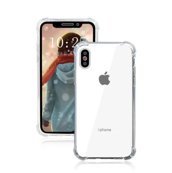 

Shockproof Silicone Phone Case For ip 7 8 Case Transparent Protection Back Cover