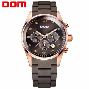 

DOM Brand Men's Fashion Casual Sport Watches Men Waterproof Quartz Watch Man military Clock Relogio Masculino M-540