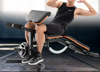 

Foldable Sit Up Abdominal Benches Training Muscles Dumbbell Fitness Machines Home Universal Abdominal Board Exerciser Equipments