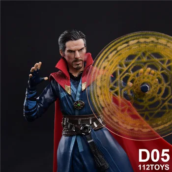 

1/12 scale Men’s Benedict Without neck Head D05 carving of with SHF Strange Mage Doctor Head For 1/12'' Doll Body Accessories