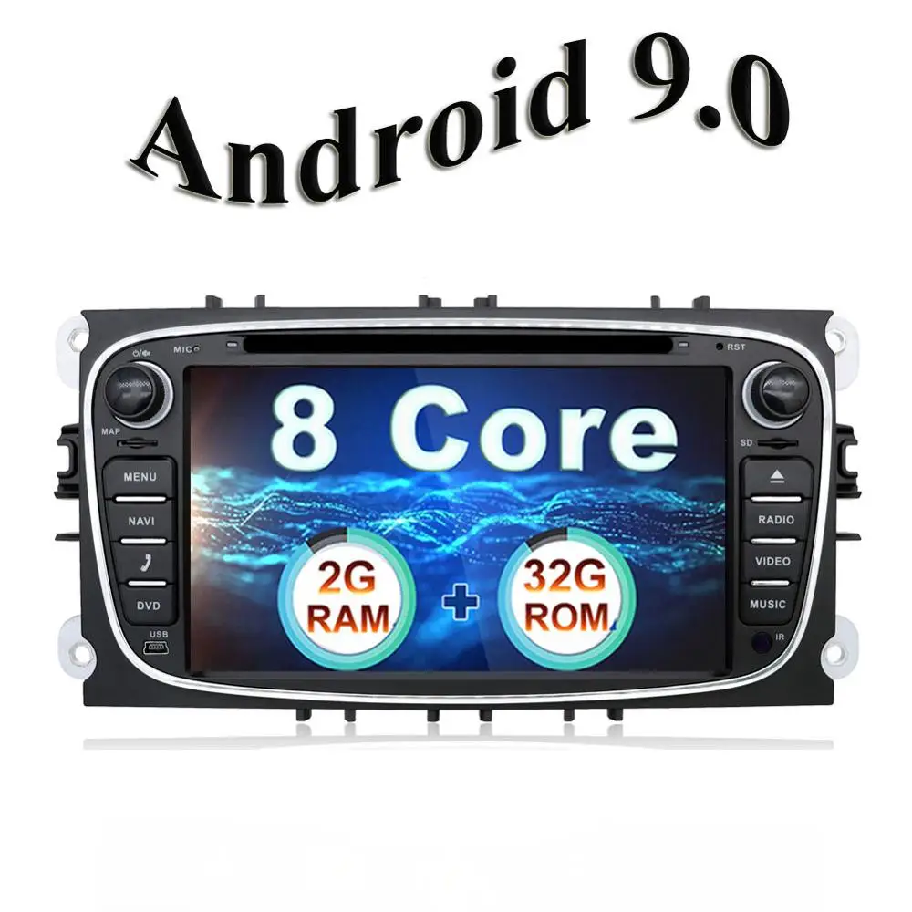 32G ROM Android 9,0 Octa 8 core автомобильный dvd для ford для focus 2 mondeo Автомобильный ПК головное устройство gps навигация 2 din автомобильный стерео 32G ROM Android 9,0 Octa 8 core автомобильный dvd для ford для focus 2 mondeo Автомобильный ПК головное устройство gps навигация 2 din автомобильный стерео