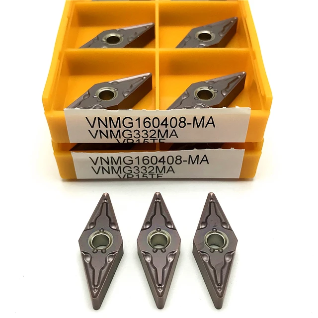 VNMG160404 VNMG160408 MA External Turning Tools Carbide Insert Cutting Tool Metal Lathe Tools CNC Turning Insert Factory Sales 3