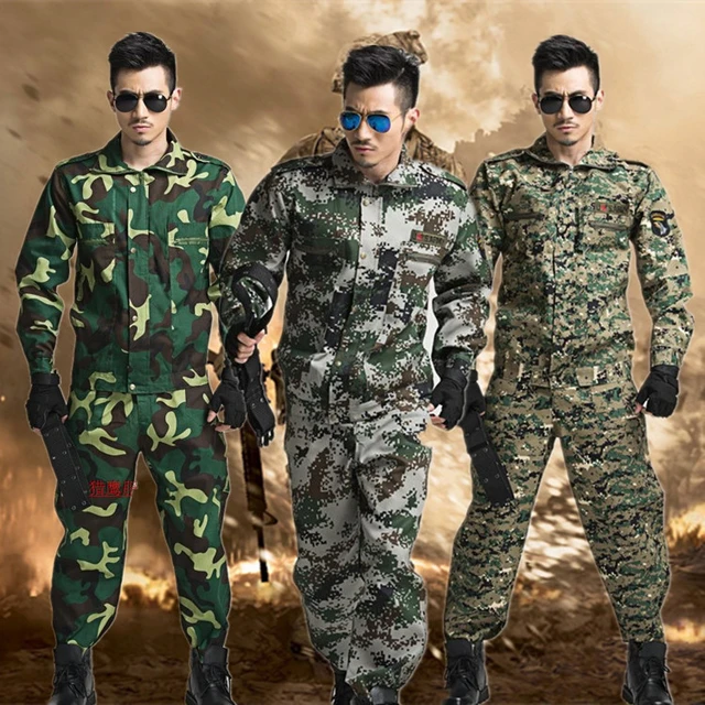 Traje militar del ejército de EE. UU. Para hombre, al aire libre uniforme  de combate táctico, chaqueta + Pantalones, conjunto de ropa de caza,  disfraz Multicam - AliExpress