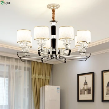 

Modern Lustre Glass Led Chandeliers Lighting Living Room Metal Led Pendant Chandelier Lights Dining Room Hanging Lamp Fixtures