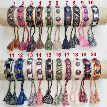 

Bracelet Girls luxury designer jewelry women bracelets Handmade Braid Cord Strand Braided Bracelets Party Favor Christian